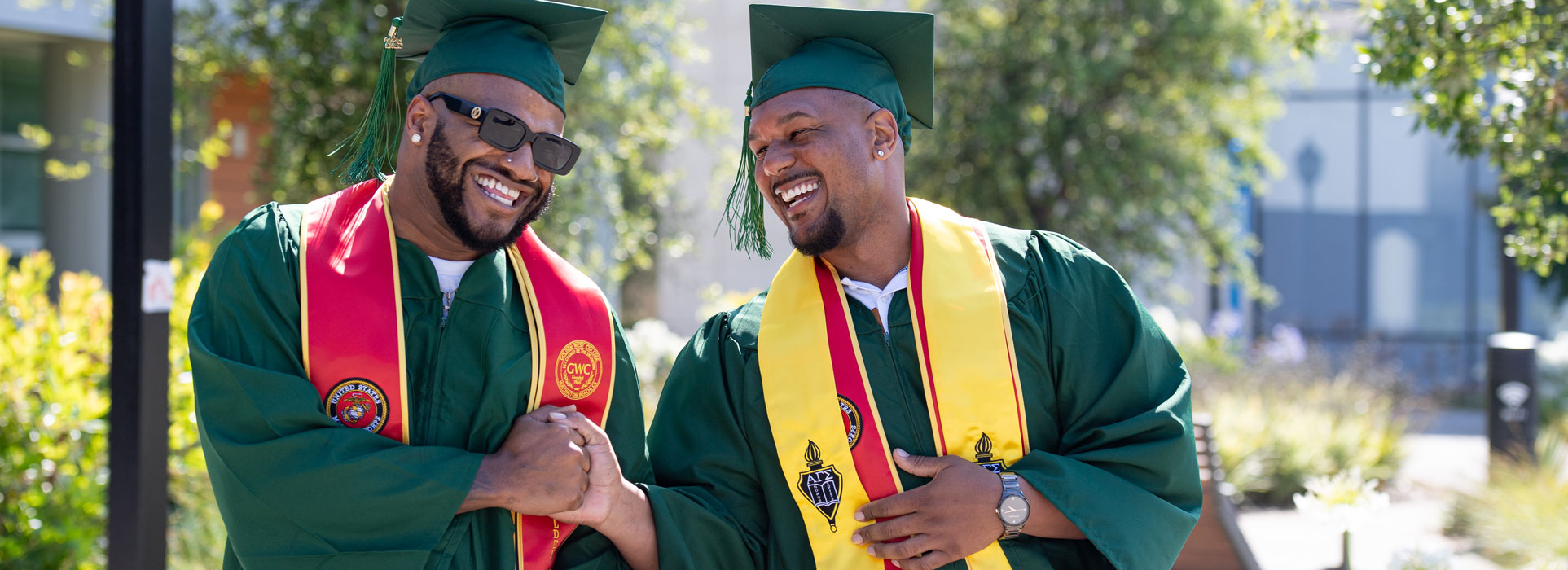 Happy Veterans Graduating